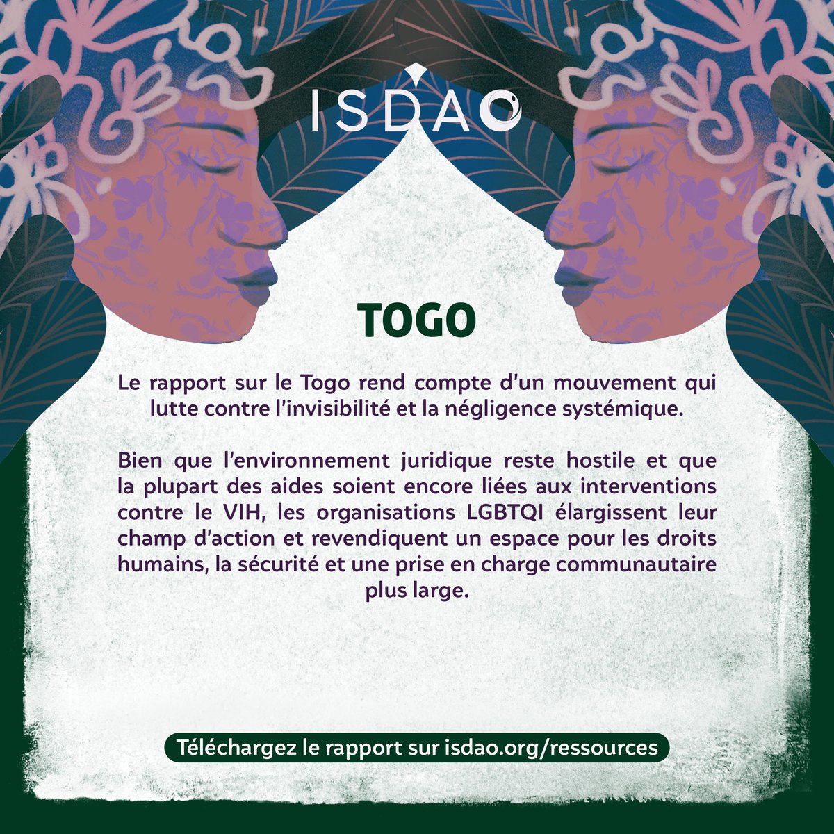 ISDAOSankofa's tweet image. La situation des droits des personnes LGBTQ demeure préoccupante au Togo. Le contexte socio-juridique demeure hostile et cela impacte les réalités économiques des LGBTQ.

👉🏾 Téléchargez le rapport complet sur isdao.org/ressources