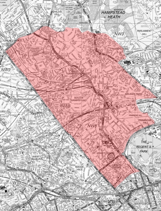 Jewsfrontieres's tweet photo. This police map is wrong. They've coloured the area anti-genocide Jews are banned from should be coloured yellow. They should use pink when they ban gays from Pride. https://t.co/ANZWMQceFU