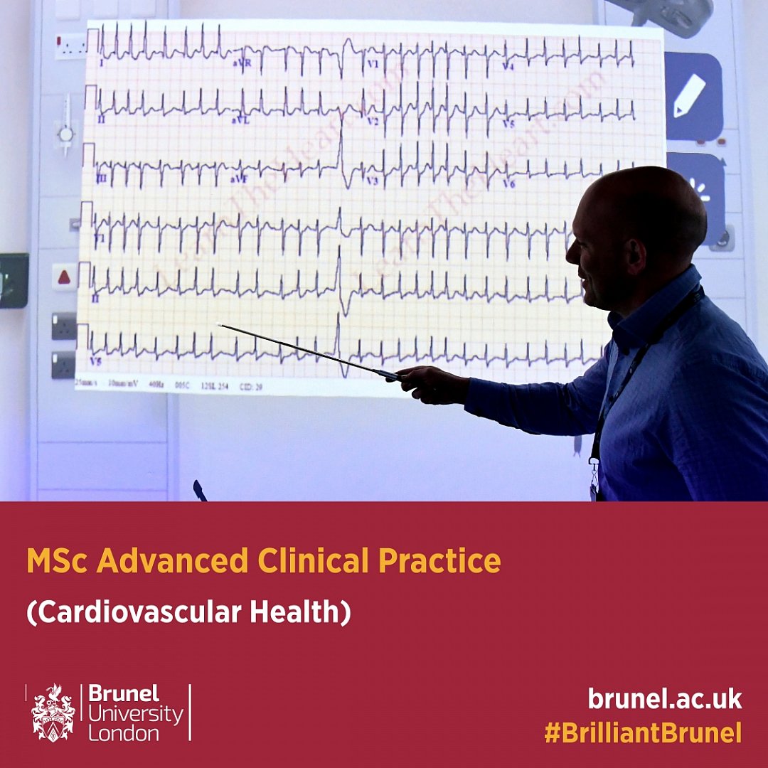 🔍 Ready to take your clinical expertise to the next level?
Join our Advanced Clinical Practice (ACP) Cardiovascular Health
👩‍⚕️👨‍⚕️ NHS-accredited!📢 Apply now for Sept 2025!
#ACP #AdvancedPractice #NHS #BrunelACP