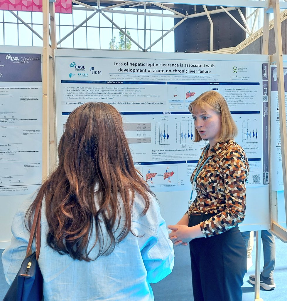 MEDB_LAB's tweet image. Is Leptin involved in progression of #ChronicLiverDisease to #ACLF? Find it out at poster FRI-175 from Frederike Krus. #EASLCongress #EASL2025