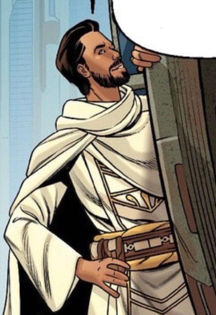 MissGalaxyGirll's tweet image. The effect love has had on him is crazy. Look at him, all whimsy like.

#starwars #thehighrepublic #elzarmann