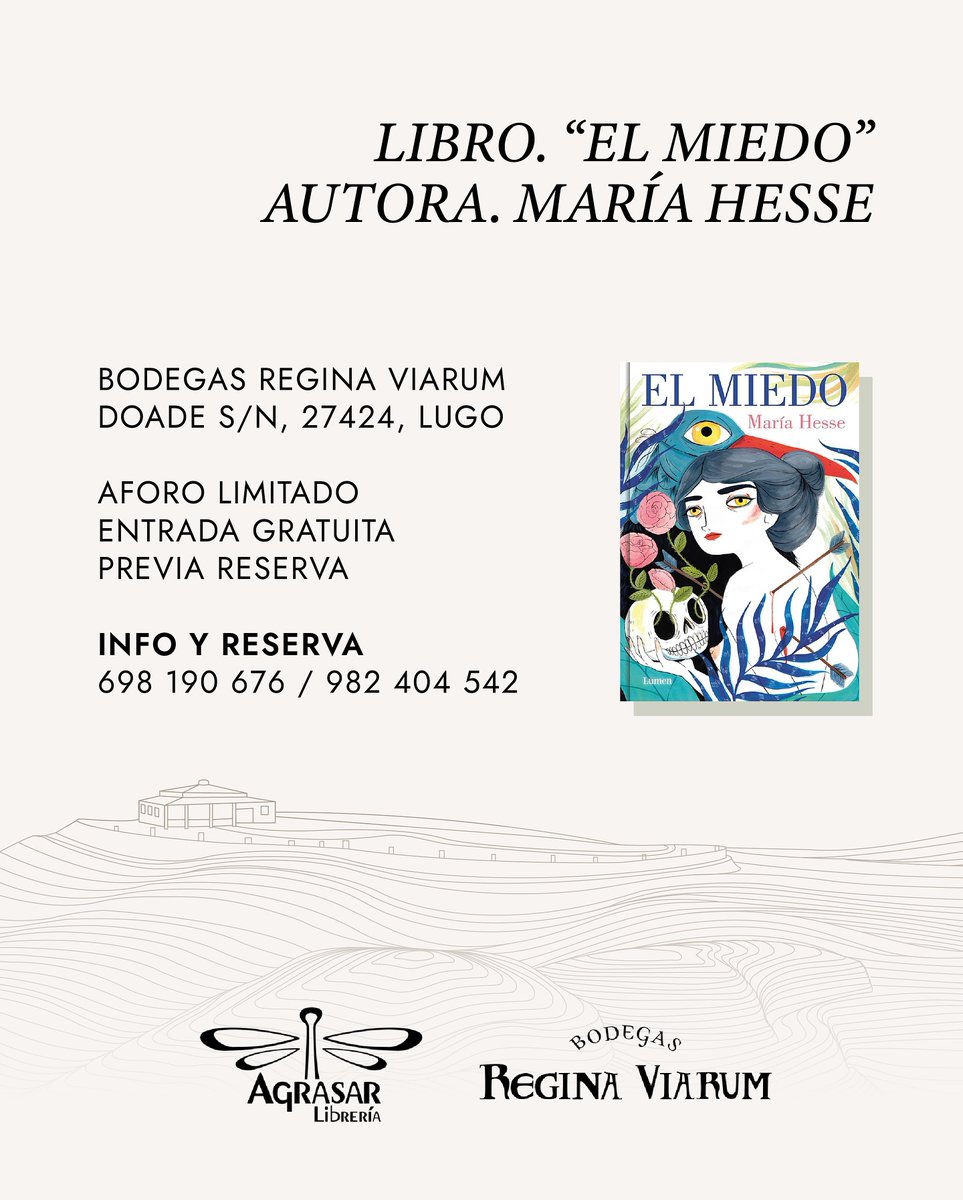 Falamos de libros con Susana González de <a href="/LibreriaAgrasar/">Librería Agrasar</a>. Recomendacións para este mes de maio e presentación de "El Miedo", que preparan para este sábado ondacero.es/emisoras/galic…