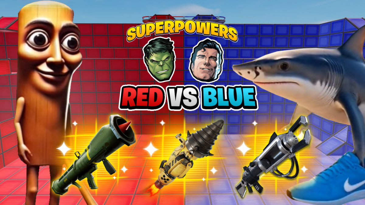 Today I shared my first map and I would be grateful if every person who sees this post would go to this map and build for a while🫡

what the map offers you:
🔫All Weapons
✅ Most Fun EVER
😆 50 Meme Sounds
💪 Amazing Super Powers
👍 Super Vault
📀 10 Gold Coins per Elimination