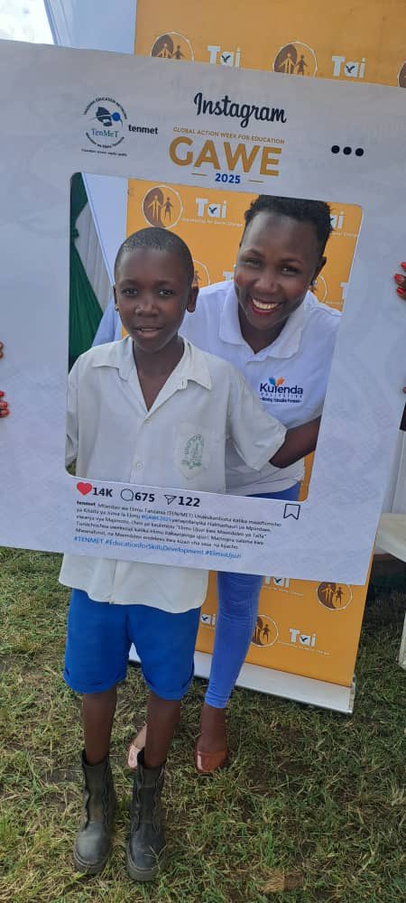 “My name is Tunsume Kibweja, from RYC representing the Mbeya Municipal Council. During GAWE Week, my message is: Let us support our little hero whose dream is to become a doctor and serve the community. Education is every child’s right and the bridge to their dreams. Let’s