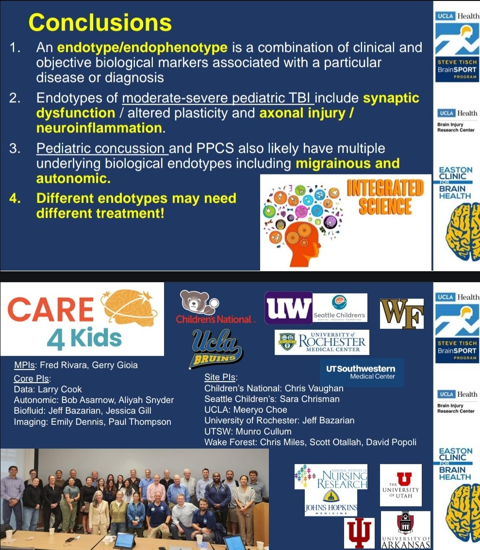 Chris Giza (@griz1) on Twitter photo Biological markers can delineate different endotypes of #pedTBI, improve prognosis & develop mechanistic therapies. These include medications, rehab, behavior, neuromodulation & more. <a href="/WFNRehab/">WFNR</a> #WFNR2025 <a href="/AAPMR/">AAPM&R News</a> <a href="/ACRMpediatric/">ACRM Pediatric Group</a> <a href="/uclachildneuro/">UCLA Pediatric Neurology</a> <a href="/UCLABrainSPORT/">UCLA Steve Tisch BrainSPORT Program</a> #SARAHRehab Biological markers can delineate different endotypes of #pedTBI, improve prognosis & develop mechanistic therapies. These include medications, rehab, behavior, neuromodulation & more. <a href="/WFNRehab/">WFNR</a> #WFNR2025 <a href="/AAPMR/">AAPM&R News</a> <a href="/ACRMpediatric/">ACRM Pediatric Group</a> <a href="/uclachildneuro/">UCLA Pediatric Neurology</a> <a href="/UCLABrainSPORT/">UCLA Steve Tisch BrainSPORT Program</a> #SARAHRehab