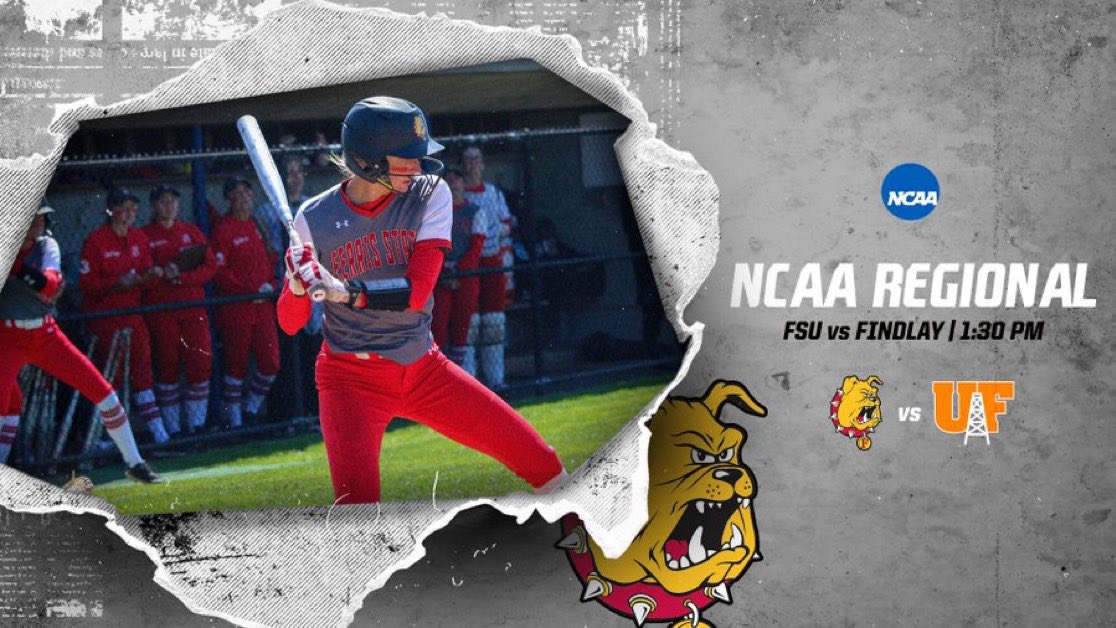 Ferris St. Softball (@fsu_sb) on Twitter photo DAY TWO! Ferris State Softball faces Findlay at 1:30 pm today, looking to stay alive in the NCAA Midwest Regional! Listen live on Sunny 97.3 FM, FerrisStateBulldogs.com or watch on FloSports! Let's Go! DAY TWO! Ferris State Softball faces Findlay at 1:30 pm today, looking to stay alive in the NCAA Midwest Regional! Listen live on Sunny 97.3 FM, FerrisStateBulldogs.com or watch on FloSports! Let's Go!