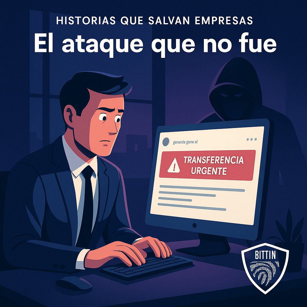 BITTINSAS's tweet photo. Una empresa casi cae en un fraude tipo CEO.
Por suerte, su equipo dudó.
Llamaron a BITTIN y les hicimos un Simulador del Adversario.
Hoy están preparados.
Y tú, ¿esperas el ataque real? https://t.co/SFQfu4eHiz