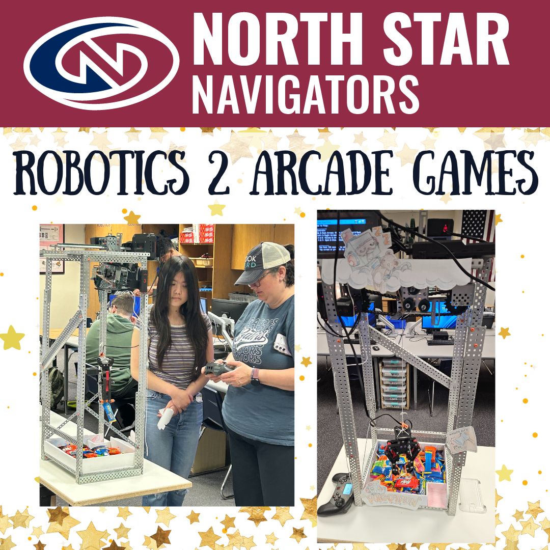 The Robotics 2 class made their own game machines recently. They spent several weeks designing and building each of them. Check out some of their creative designs! #GoGators! ⭐️🐊🎮️
