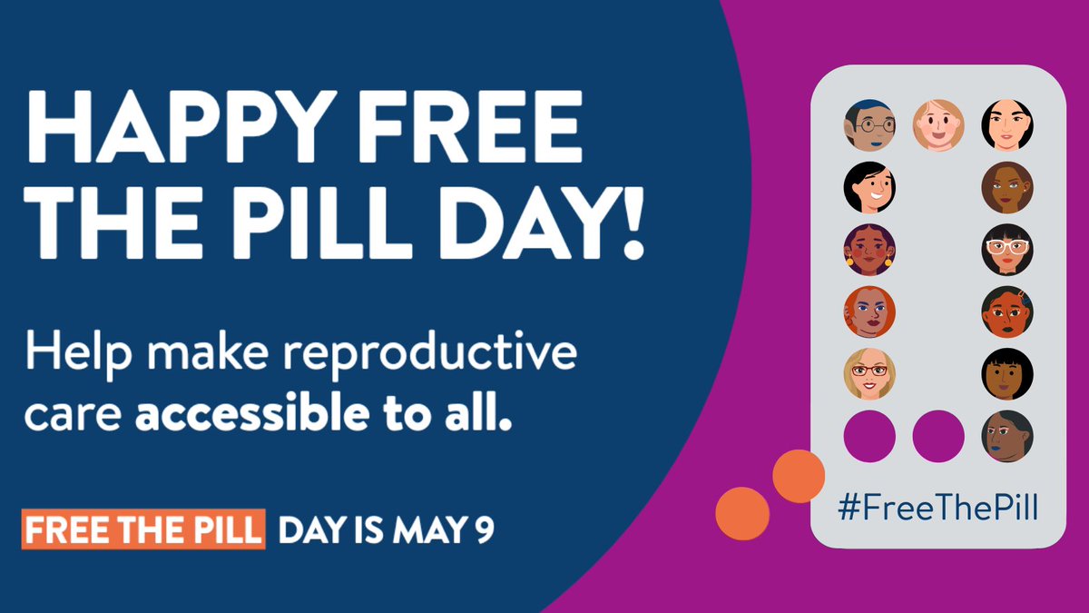 freethepill's tweet photo. Happy #FreeThePill Day! 🎉💊🎉 Opill is OTC, but many still don't know🤯 

📲Tell 5 friends about #OTCbirthcontrol pills. A simple conversation makes a difference. 

📢 Learn more: https://t.co/QWGge5Lgcf #FreeThePillDay https://t.co/ieqCYPFPeY
