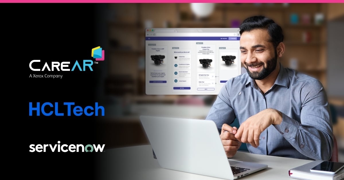 CareAR (@carear_com) on Twitter photo Big news! 🎉 CareAR joins @HCLTech & <a href="/ServiceNow/">ServiceNow</a> on a new AR IT management solution!
Leveraging AR, AI & ServiceNow for:
✨ Real-time remote assistance
⚙️ Automated workflows
🚀 Better operational resilience
💰 Lower costs & downtime
hubs.ly/Q03lNFG20 Big news! 🎉 CareAR joins @HCLTech & <a href="/ServiceNow/">ServiceNow</a> on a new AR IT management solution!
Leveraging AR, AI & ServiceNow for:
✨ Real-time remote assistance
⚙️ Automated workflows
🚀 Better operational resilience
💰 Lower costs & downtime
hubs.ly/Q03lNFG20