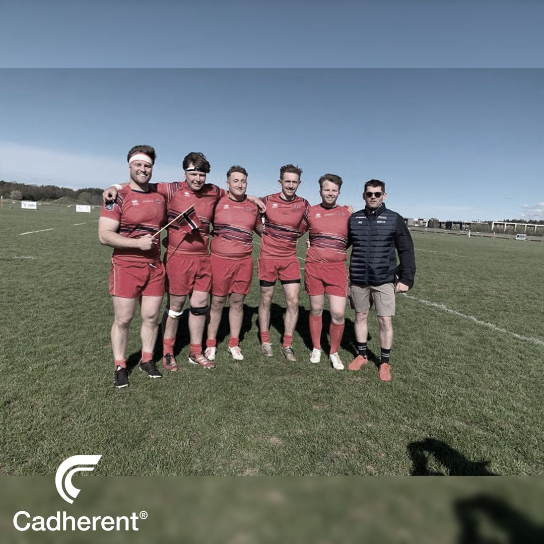 After an incredible 58-10 victory last weekend, Cadherent’s own Scott Cavan and the rest of the Norwegian rugby team will be playing against Denmark this Saturday! 🎉🏉

📺 You can watch here for free: rugbyeurope.eu/competitions/m… 1:30pm KO!

#Cadherent#Norway #NorwayvsDenmark #Rugby