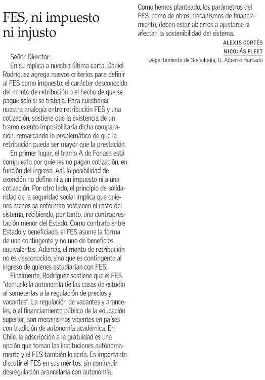 Ayer con el colega <a href="/FleetNicolas/">Nicolas Fleet</a> seguimos debatiendo sobre el carácter del FES