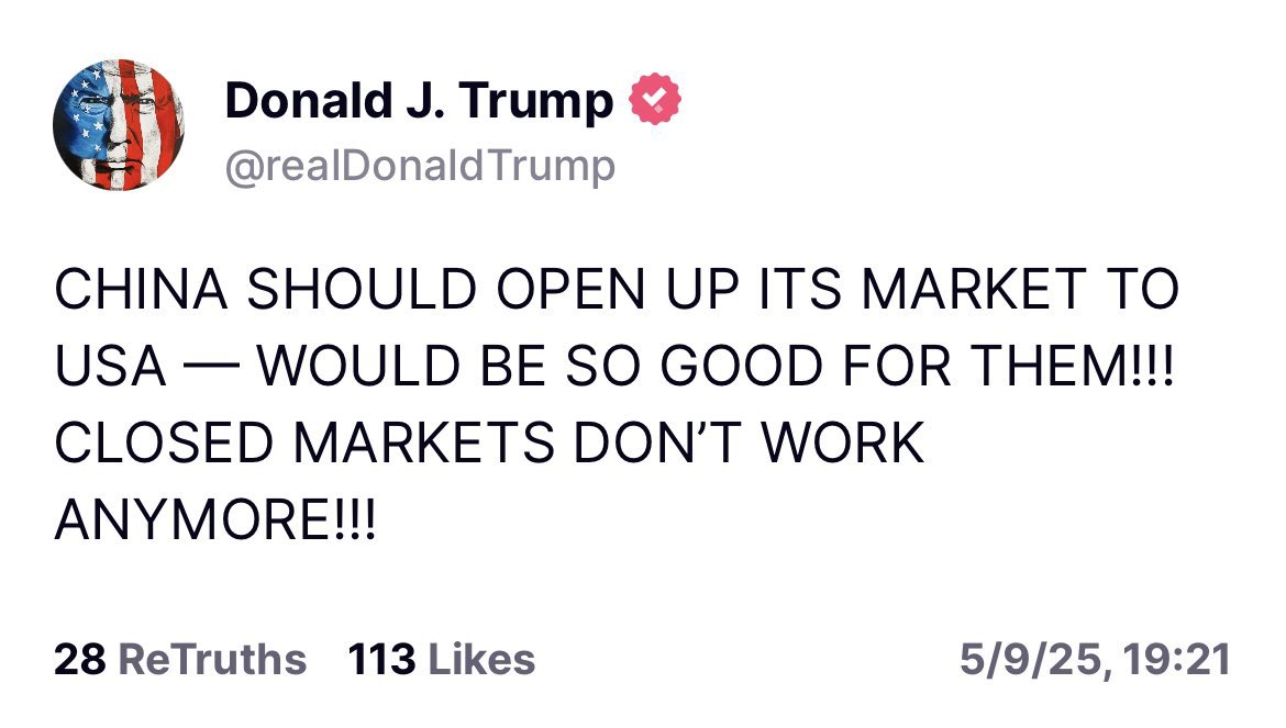 XH_Lee23's tweet photo. China opened its market to Apple, Tesla…
USA closed its market to Huawei, BYD…
🤷‍♂️🤷‍♂️🤷‍♂️🤷‍♂️🤷‍♂️🤷‍♂️🤷‍♂️🤷‍♂️🤷‍♂️🤷‍♂️🤷‍♂️ https://t.co/9wbA0lnvuA
