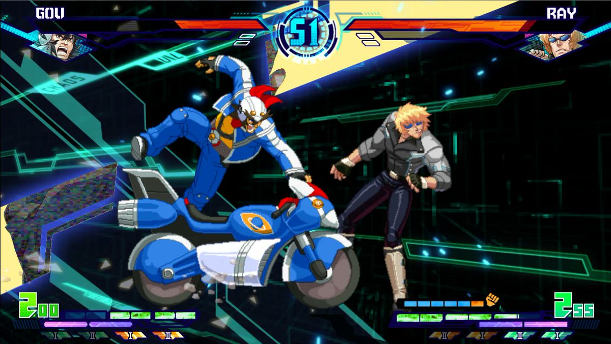 HenshinJustice's tweet image. #ChaosCode Nemesis Experiment 
Gou and Ray gameplay 
#ExaArcadia