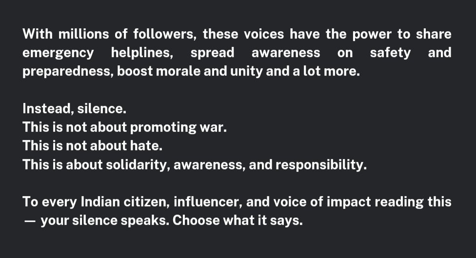 KhushiJ77741801's tweet photo. Let's support our forces, stand with our nation and remember -
Patriotism isn't seasonal, it's a responsibility.
@SpokespersonMoD @PTI_News
#OperationSindoor #IndianArmy #IndianAirForce #IndianNavy #PahalgamAttack #SupportOurForces #VoiceForIndia #JaiHind #NationFirst https://t.co/NMKXOG2lOB