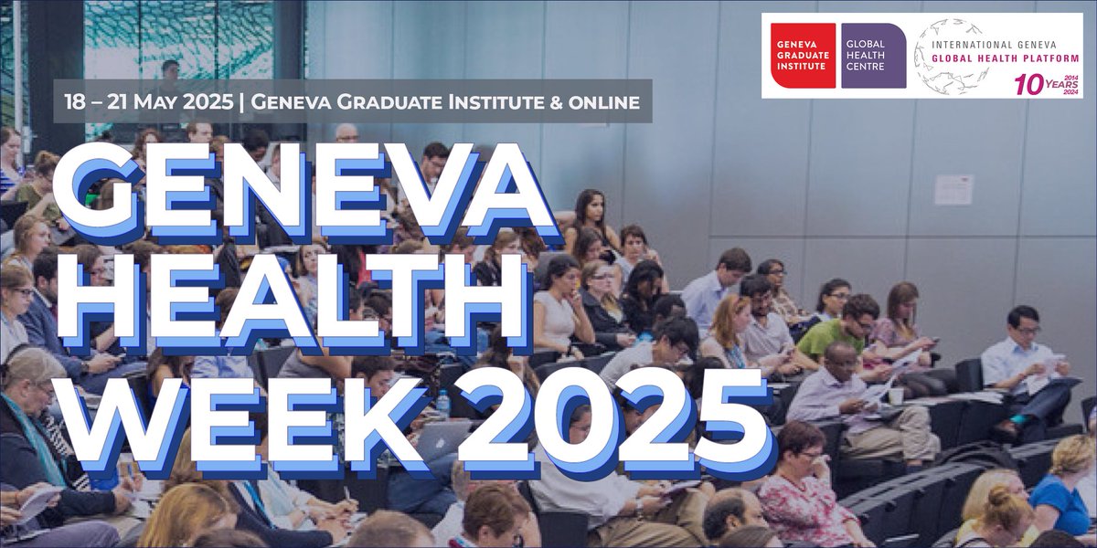 Global Health Centre (@gvagrad_ghc) on Twitter photo 🚨 #WHA78 is just around the corner & so is our #GenevaHealthWeek! This year again, we are hosting our WHA #OpenBriefing + 3 exclusive side events at <a href="/GVAGrad/">Geneva Graduate Institute</a> and online. Join us! 🙌🏻
Full programme and registrations ➡️ ghplatform.org/geneva-health-… 🚨 #WHA78 is just around the corner & so is our #GenevaHealthWeek! This year again, we are hosting our WHA #OpenBriefing + 3 exclusive side events at <a href="/GVAGrad/">Geneva Graduate Institute</a> and online. Join us! 🙌🏻
Full programme and registrations ➡️ ghplatform.org/geneva-health-…
