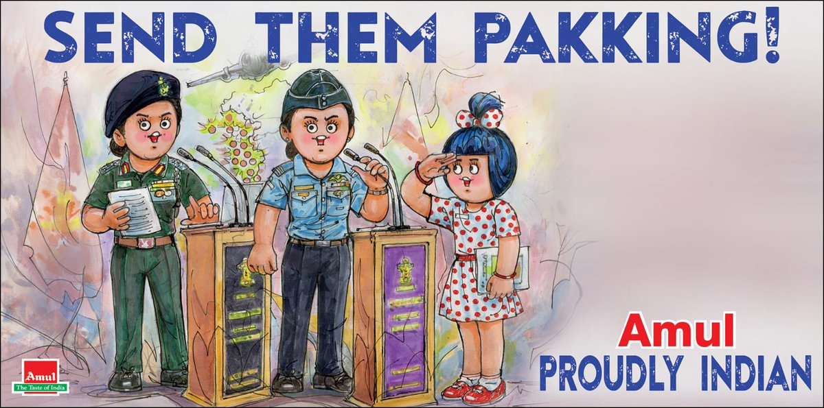 Siddhesh Kamat (@kamatlab_iiser) on Twitter photo Spot on <a href="/Amul_Coop/">Amul.coop</a>. Proud to be an Indian, and particularly every single personnel of our armed forces <a href="/adgpi/">ADG PI - INDIAN ARMY</a> <a href="/IAF_MCC/">Indian Air Force</a> and <a href="/IndiannavyMedia/">IN</a>. Thank you for all the sacrifices you make/are making for the nation 🙏 Jai Hind 🙏 Spot on <a href="/Amul_Coop/">Amul.coop</a>. Proud to be an Indian, and particularly every single personnel of our armed forces <a href="/adgpi/">ADG PI - INDIAN ARMY</a> <a href="/IAF_MCC/">Indian Air Force</a> and <a href="/IndiannavyMedia/">IN</a>. Thank you for all the sacrifices you make/are making for the nation 🙏 Jai Hind 🙏