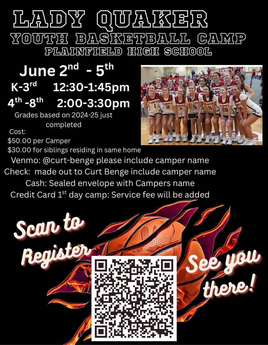 Plainfield Girls Basketball (@ladyquakerbball) on Twitter photo Itโs almost that timeโฆcamp is just around the corner! Sign up today โฌ๏ธ
<a href="/pcmsquakers/">PCMS</a> <a href="/PCSCQuakers/">Plainfield Quakers</a> <a href="/QuakerSports/">Plainfield Athletics</a> Itโs almost that timeโฆcamp is just around the corner! Sign up today โฌ๏ธ
<a href="/pcmsquakers/">PCMS</a> <a href="/PCSCQuakers/">Plainfield Quakers</a> <a href="/QuakerSports/">Plainfield Athletics</a>
