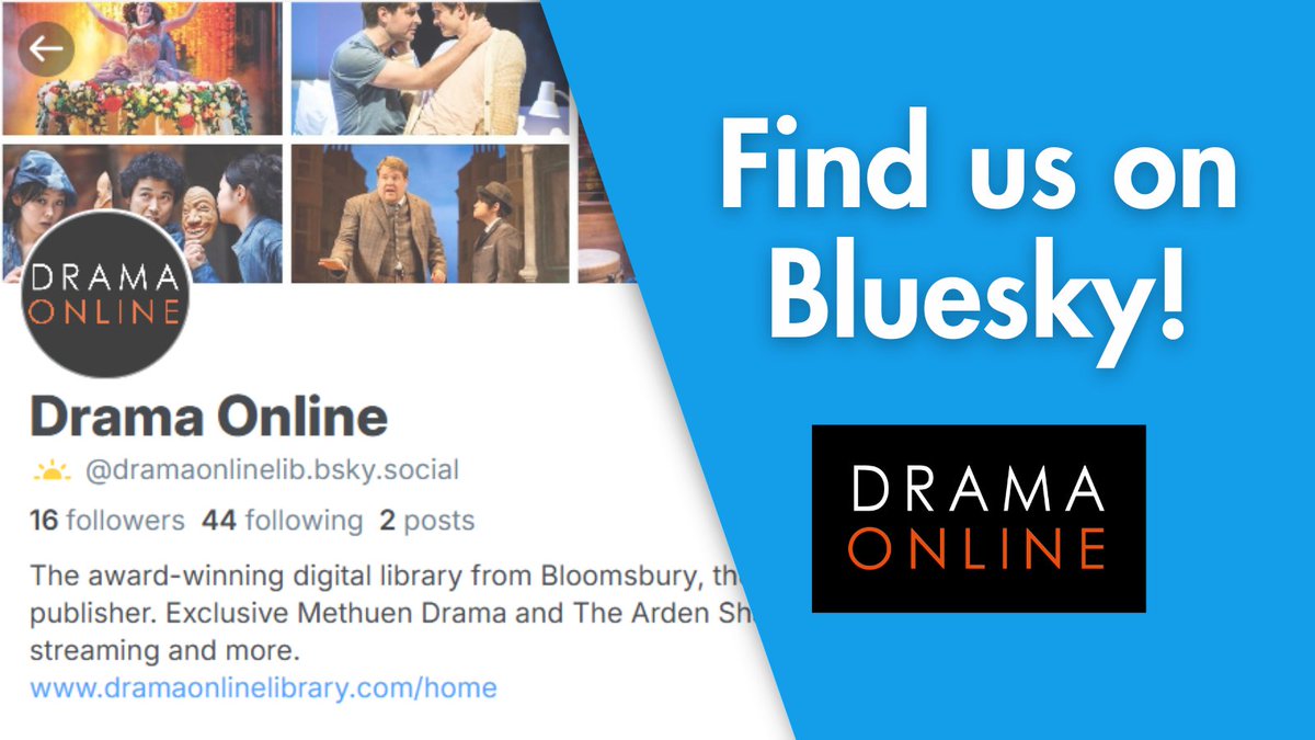 Drama Online is also on Bluesky! 🎭
Follow us at: bsky.app/profile/dramao…
