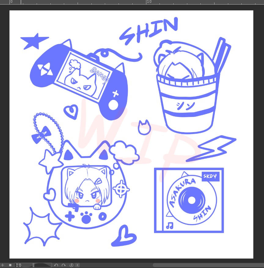 วาดสารพัดของกุ๊กกิ๊ก😾🐾💭