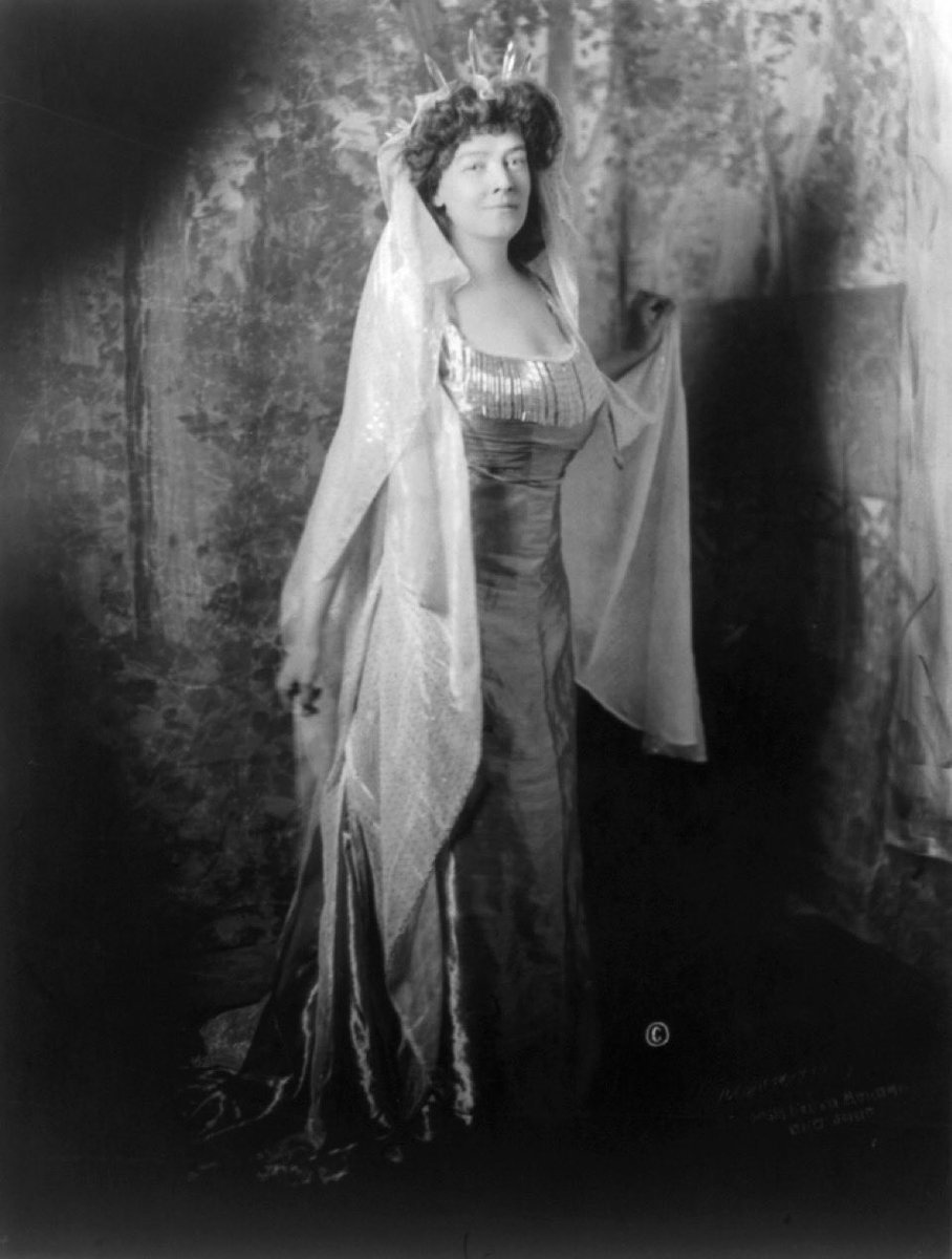 Mrs. Carolyn Foster Stickney, dressed as Lady Liberty for the Jekyll Island Club costume ball   

(c. January 16, 1911)