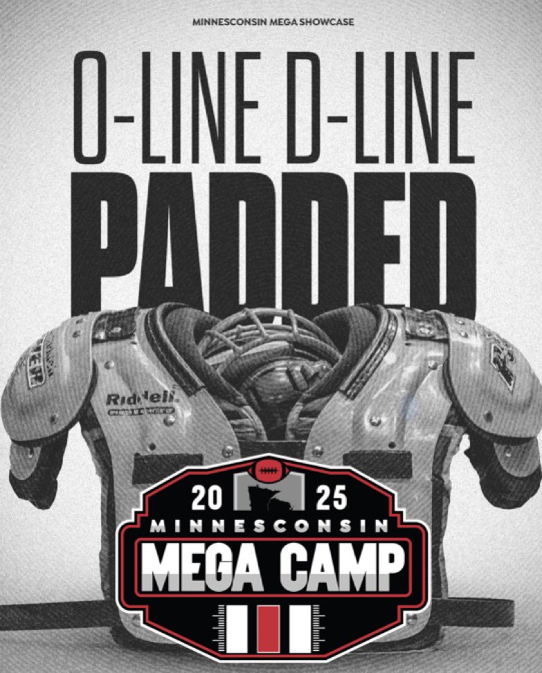 Mega Camp is your chance to show out in front of the nation’s best college programs at every level! 
 
2 Sessions

OL/DL- Padded

June 18| River Falls, WI

Register Here: riverfallsfootballcamps.com/camps.php
