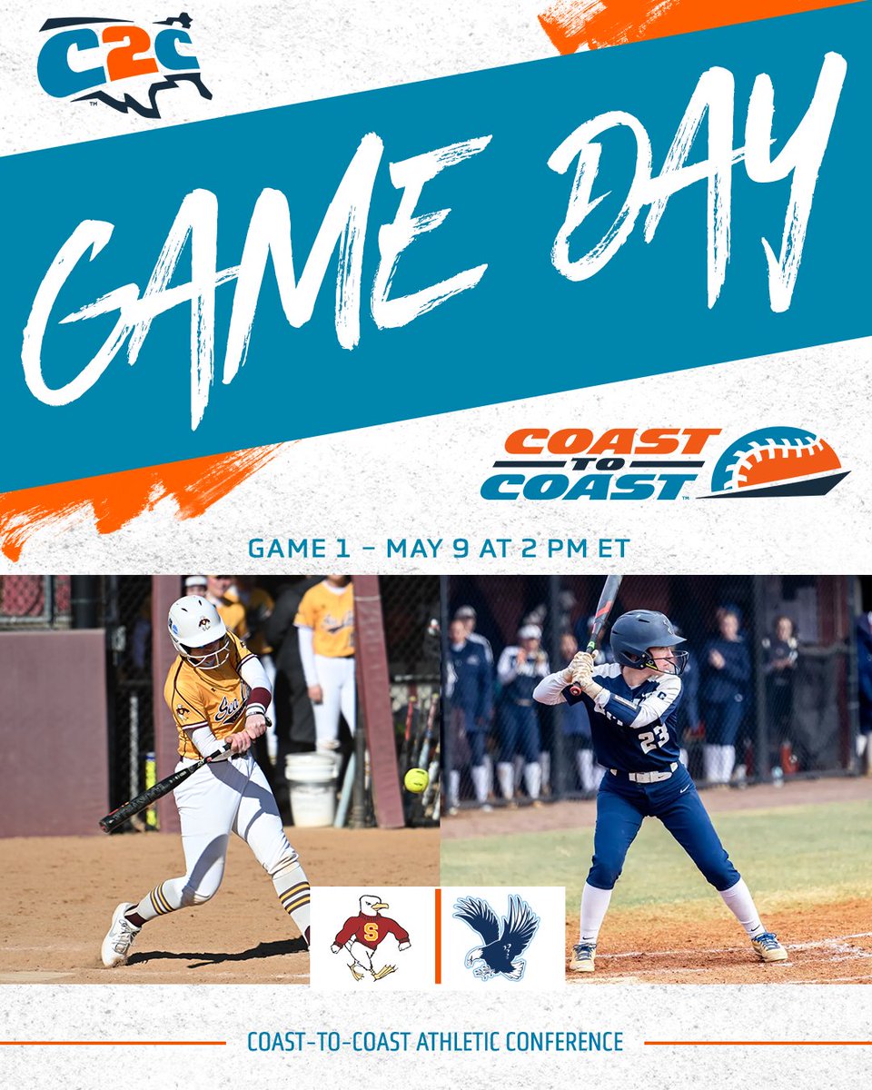 Coast-To-Coast Athletic Conference (@c2cathconf) on Twitter photo #C2CSB ๐ Game 1
#2 <a href="/SUSeaGulls/">Salisbury Athletics</a> ๐ #3 <a href="/UMWathletics/">UMW Athletics</a>
โ๏ธ 1 PM ET
๐ Newport News, Va.
๐บ cnusports.com/watch
๐ cnusports.com/sidearmstats/sโฆ
๐ฅ c2csports.com/SB25 #C2CSB ๐ Game 1
#2 <a href="/SUSeaGulls/">Salisbury Athletics</a> ๐ #3 <a href="/UMWathletics/">UMW Athletics</a>
โ๏ธ 1 PM ET
๐ Newport News, Va.
๐บ cnusports.com/watch
๐ cnusports.com/sidearmstats/sโฆ
๐ฅ c2csports.com/SB25