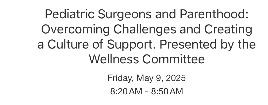 mehulvraval's tweet image. Great session @ #apsa2025 on parental support for surgeons. Yue-yung Hu and colleagues tackling the issue!