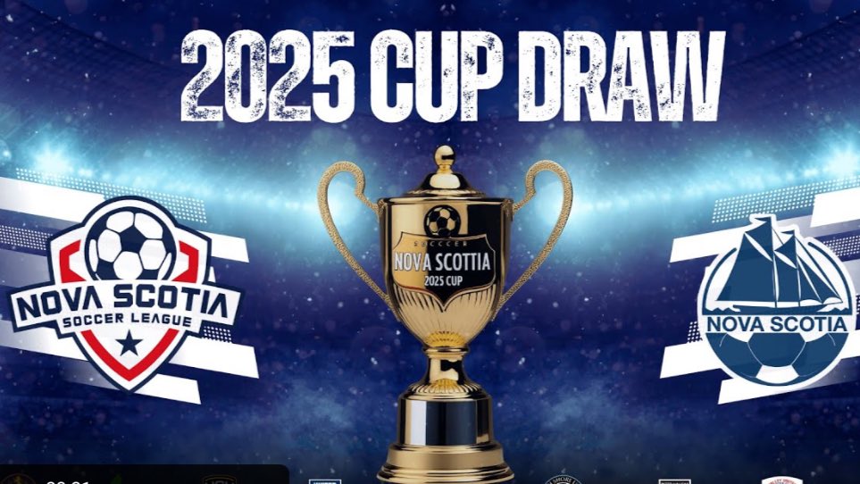 ‼️🎥 LIVE DRAW at 10 AM!

Join us on the Soccer Nova Scotia YouTube page as we reveal the matchups for the 2025 U-15 &amp; U-17 Cup Competitions! ⚽️🏆

Don’t miss the excitement, tune in and see who your team will face!

🔗youtube.com/live/JUkuXfJoG…

#SoccerNS #CupDraw #U15 #U17
