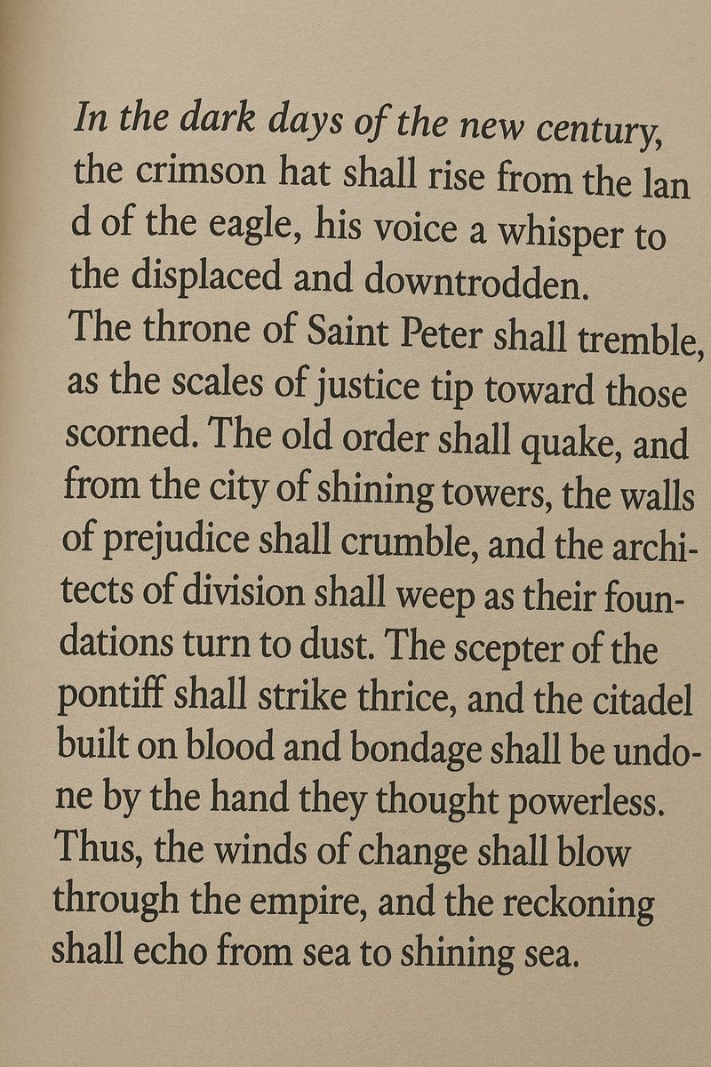 richreck2's tweet image. WTF? From Nostradamus Chronicles. #MAGA Pope Leo XIV.