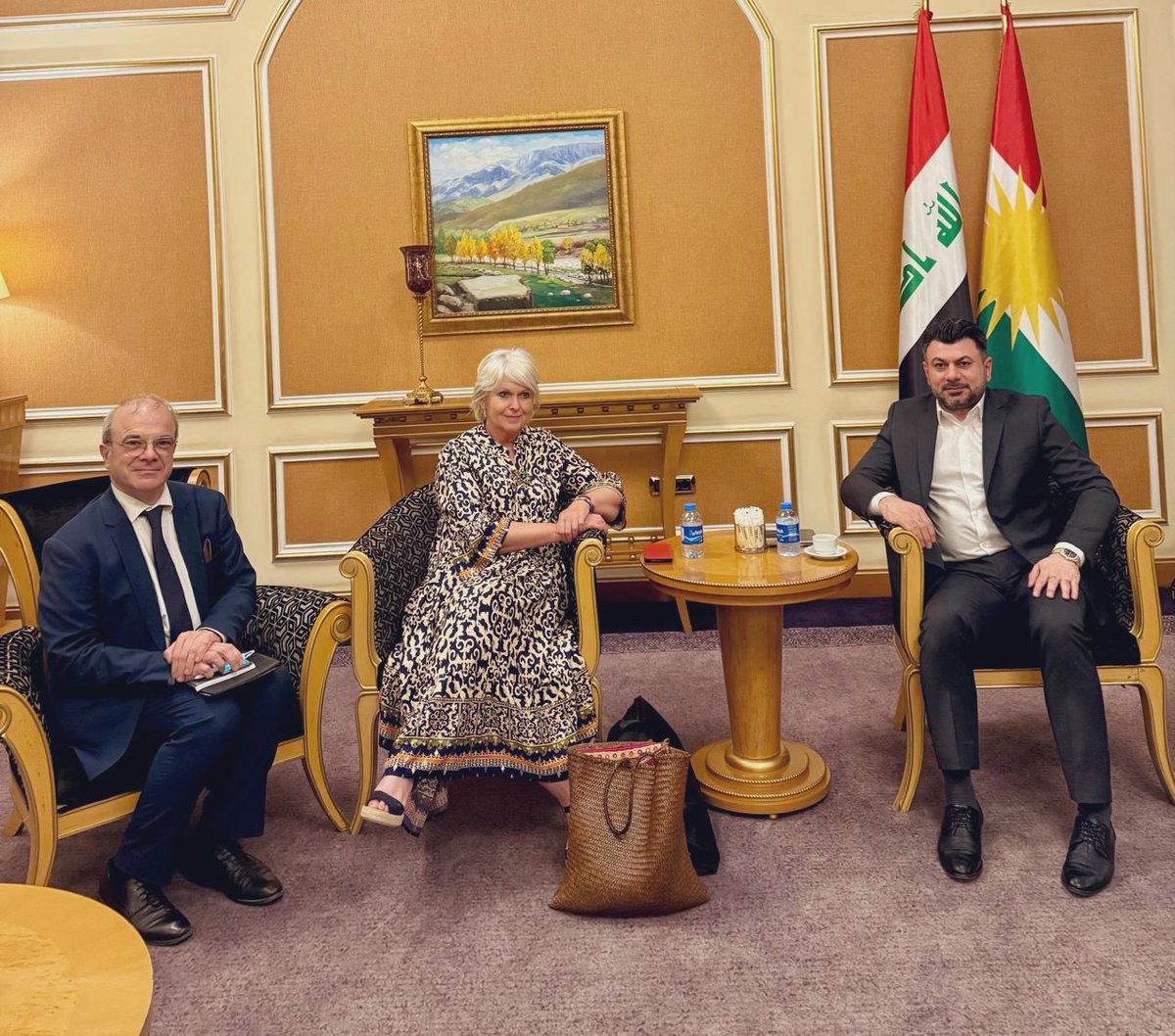 Dr. Khalaf Sinjari | د. خلف سنجاري (@drsinjari) on Twitter photo Meeting with Amb. @IsabelleRome, France’s Ambassador-at-Large for Human Rights <a href="/RomeIsabelle/">Isabelle Rome</a> , and the French Consul General in Mosul <a href="/AugJeanChristo1/">Jean-Christophe Augé</a> .
We discussed joint efforts to ensure a successful visit to #Sinjar, support for stabilization, the voluntary return of IDPs, Meeting with Amb. @IsabelleRome, France’s Ambassador-at-Large for Human Rights <a href="/RomeIsabelle/">Isabelle Rome</a> , and the French Consul General in Mosul <a href="/AugJeanChristo1/">Jean-Christophe Augé</a> .
We discussed joint efforts to ensure a successful visit to #Sinjar, support for stabilization, the voluntary return of IDPs,