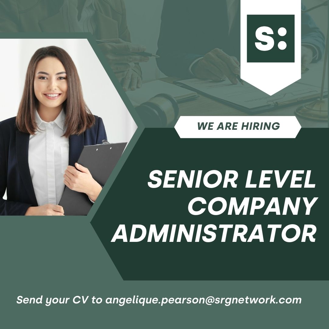 SRG Network (@srg_network) on Twitter photo Senior Level Company Administrator - Must have some knowledge of Viewpoint, company filings and compliance - Salary c£30k DOE
CVs to angelique.pearson@srgnetwork.com
#srgnetwork #jobsearch #jobalert #jobvacancy #gibraltar #gibraltarjobs #companyadministrator Senior Level Company Administrator - Must have some knowledge of Viewpoint, company filings and compliance - Salary c£30k DOE
CVs to angelique.pearson@srgnetwork.com
#srgnetwork #jobsearch #jobalert #jobvacancy #gibraltar #gibraltarjobs #companyadministrator