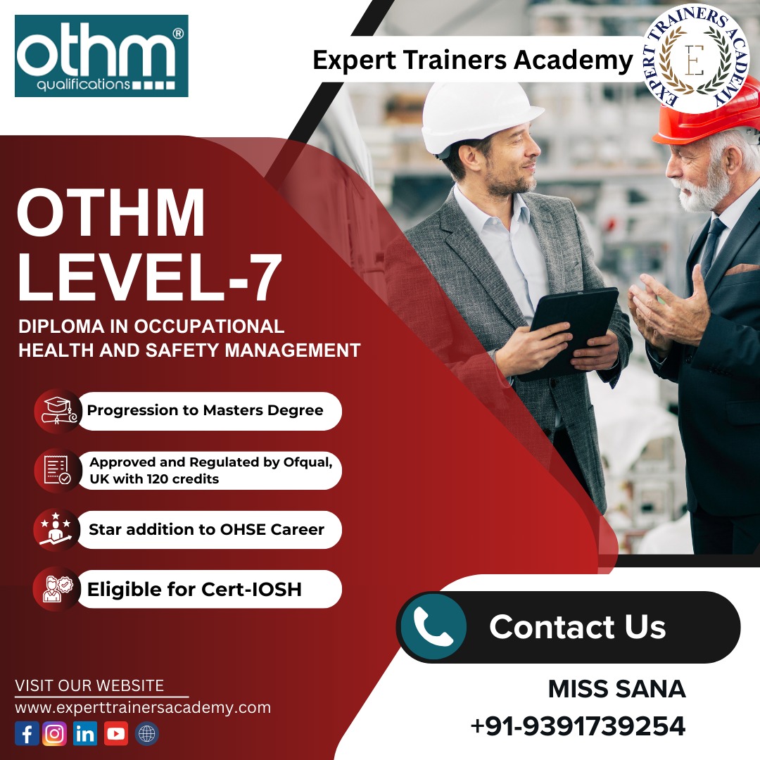 SanaBegum7869's tweet image. 🌟 𝐎𝐓𝐇𝐌 𝐋𝐞𝐯𝐞𝐥 𝟕 – 𝐃𝐢𝐩𝐥𝐨𝐦𝐚 𝐢𝐧 𝐎𝐜𝐜𝐮𝐩𝐚𝐭𝐢𝐨𝐧𝐚𝐥 𝐇𝐞𝐚𝐥𝐭𝐡 &amp;amp; 𝐒𝐚𝐟𝐞𝐭𝐲 𝐌𝐚𝐧𝐚𝐠𝐞𝐦𝐞𝐧𝐭 🌟
 wa.me/+919391739254
 chat.whatsapp.com/EJiCvZNdd3F9n9…

#OTHMLevel7 #OHSEDiploma #OccupationalHealthAndSafety #SafetyManagement #CertIOSH #HSECareer