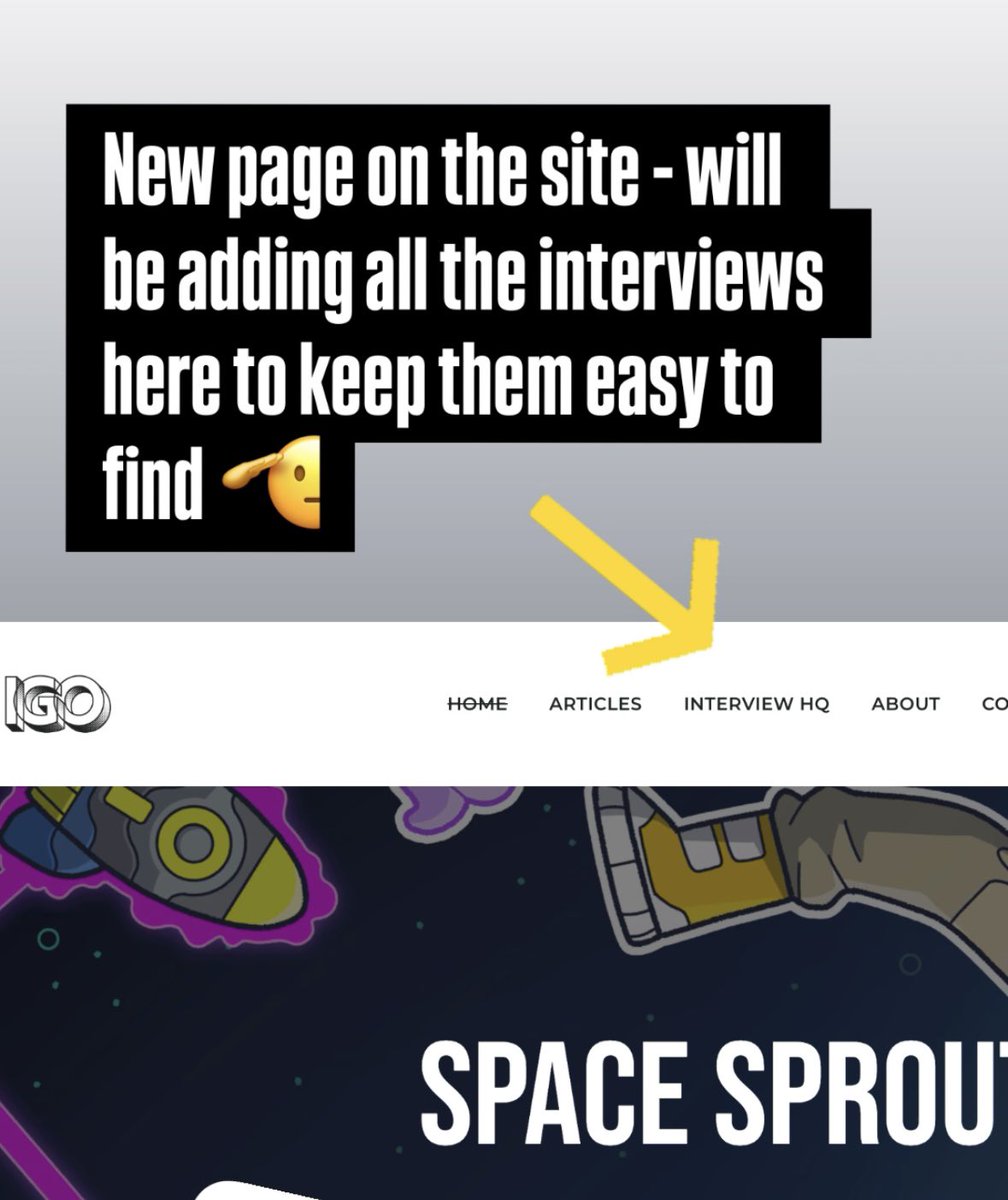 indiegameorigin's tweet photo. Editing next weeks video (1/2) interview and updating the IGO site! New page added
Find all our game interviews here! (Some missing will add!!)
#indiegame #gamedev #gamer #gameinterview #gamepodcast https://t.co/qGkHrJiTUj