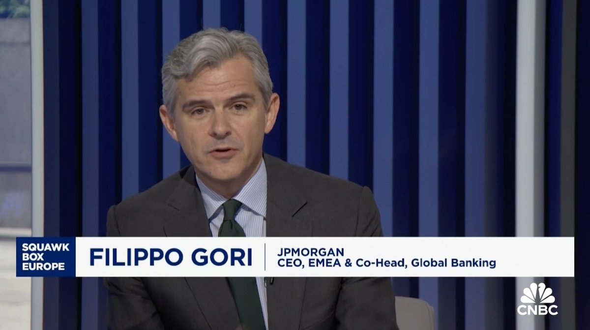 Is Europe on a path to greater growth?
 
J.P. Morgan's EMEA CEO, Filippo Gori, shares insights with <a href="/CNBC/">CNBC</a> on the dynamic European economic landscape and the key factors captivating investors in the region. spr.ly/6010NzwVu