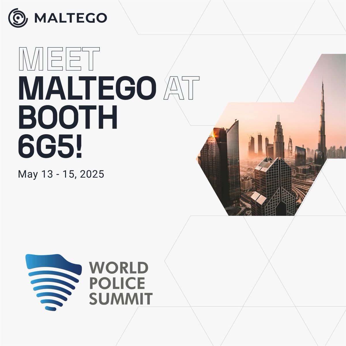 We’ll be at <a href="/PoliceSummit/">World Police Summit</a> in Dubai! As investigations go digital, #OSINT is a must – but with fragmented, fast-moving data, it’s hard to keep up. Book a meeting with us to see how #Maltego supports faster, smarter investigations: outlook.office.com/book/meetmalte…