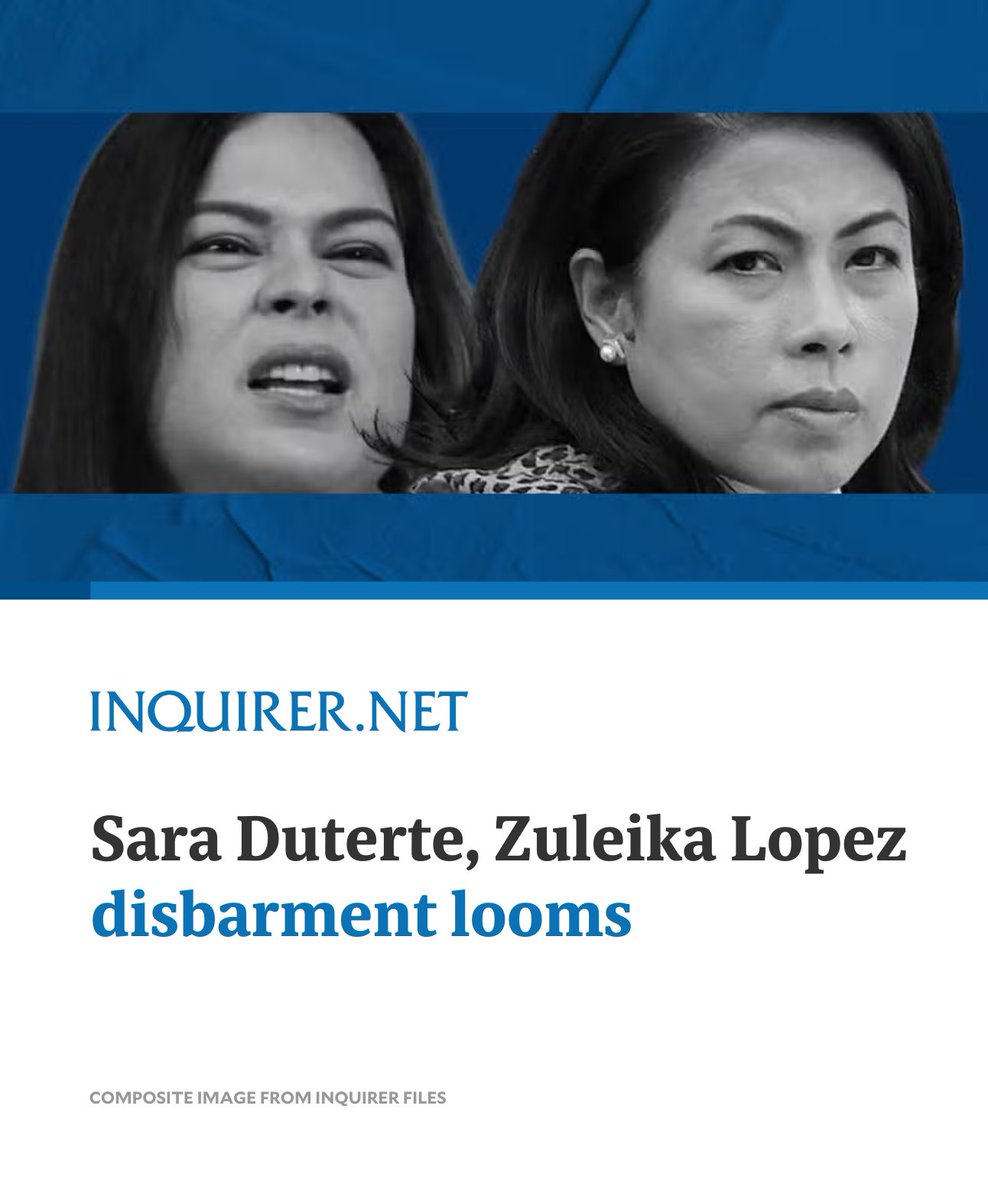 In a development that has sent ripples through the Philippine legal and political spheres, Vice President Sara Duterte is facing disbarment complaints while her former chief of staff, lawyer Zuleika Lopez, has been accused of actions that some legal experts say could merit