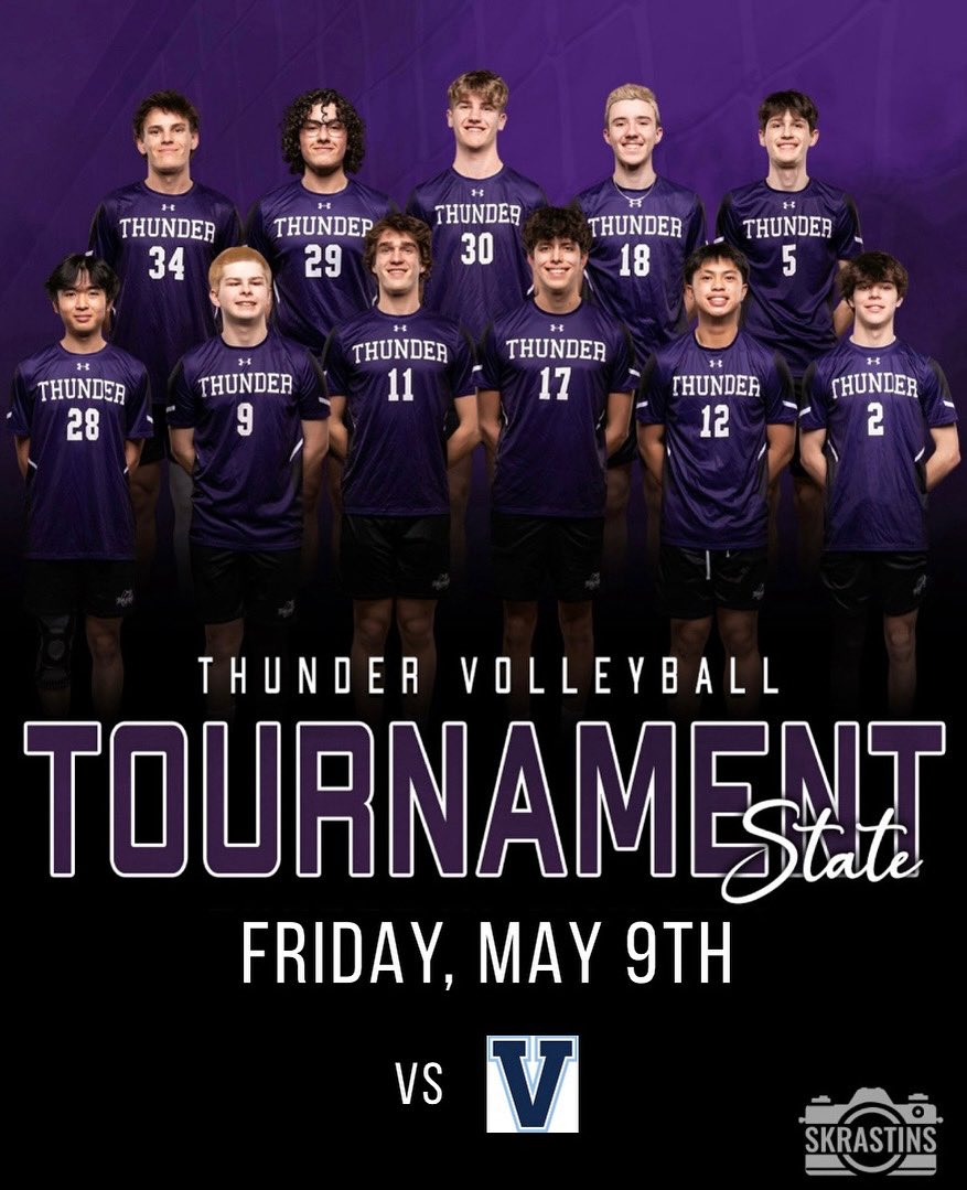 The Thunder will roll in loud to begin Day 2 against Valor Christian starting at 9:00am. #ThunderProud ⚡️
<a href="/Kadet_Athletics/">Kadet Athletics</a>
<a href="/LPHS_Rangers/">Ranger Athletics</a>
<a href="/PalmerRidgeAD/">PRAD</a>
<a href="/TCATitans/">The Classical Academy Activities</a>
@SkrastinsPhoto
<a href="/AcademyD20/">Academy District 20</a>