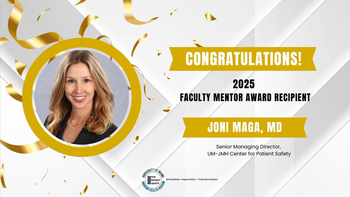 She’s a mentor! She’s a leader! And she empowers us all—Dr. Joni Maga, CPS Senior Managing Director &amp; 2025 Faculty Mentor Award recipient from UMiami Miller School of Medicine! - Congratulations! 🤩🏆