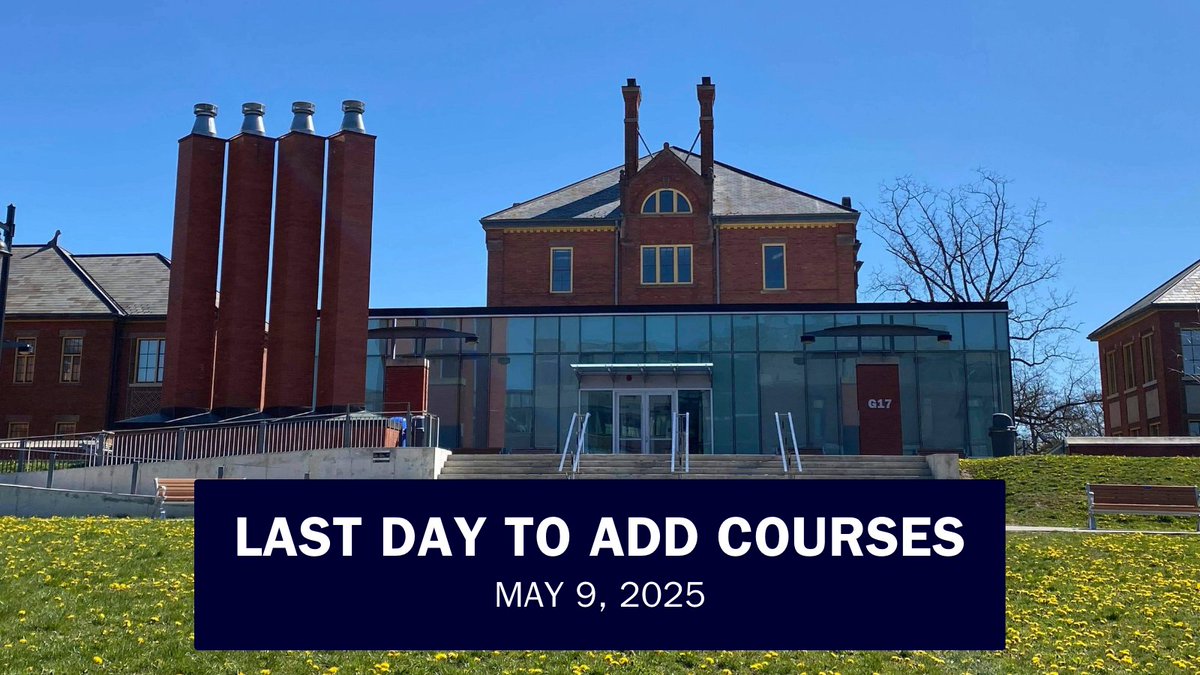 Reminder FSCS: The last day to add a course is today, May 9, 2025. Be sure to add all required courses &amp; electives for this semester. Check your academic progress under your student account at humber.ca/myhumber.

#HumberFSCS #StudentLife