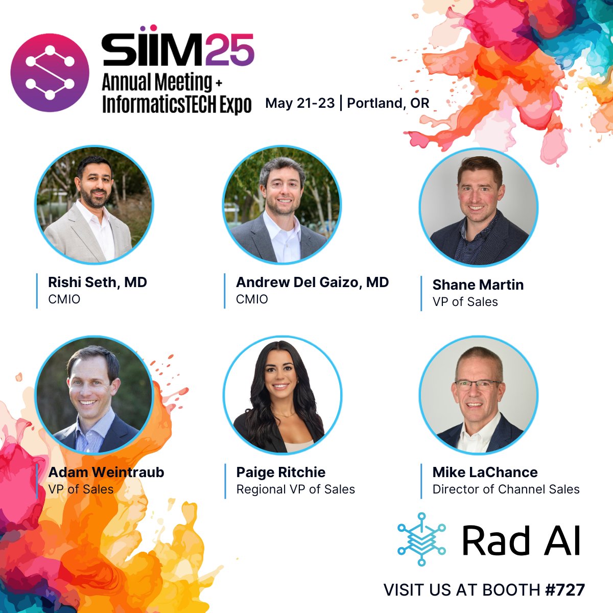 radai's tweet image. #SIIM2025 is almost here!
Our powerhouse team will be there ready to connect, listen, and show you how our latest Reporting updates are helping radiologists reclaim their time.
Schedule your demo here: hubs.la/Q03lKcP60
See you at booth 727!