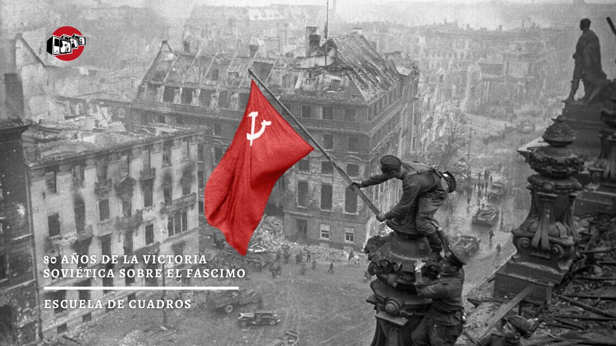 #UnDíaComoHoy en 1945 el Ejército Rojo terminó con la bestia fascista con sacrificio, conciencia de clase y una visión internacionalista. 

Su victoria fue la nuestra. Hoy sigue siendo brújula. #80AñosDeVictoria.