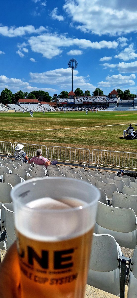 Friday afternoon. The sun is shining. What else would you be doing, and it's thirsty work.