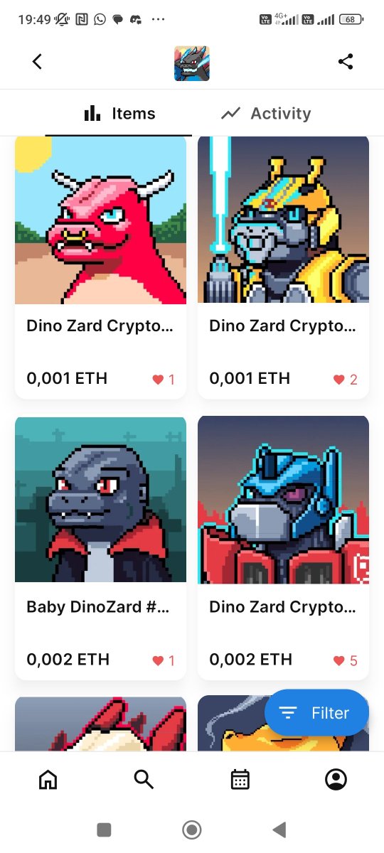 Dino_Zard's tweet photo. Dinozardcollection is back!!!!!
New floor price : 0.001 - 0.002 WETH
Just flip your collection
Link
https://t.co/3u0hsRp7rM
#NFTs #NFTCommunity #nftdinozard #nftcol https://t.co/Q1zZxW1pJo