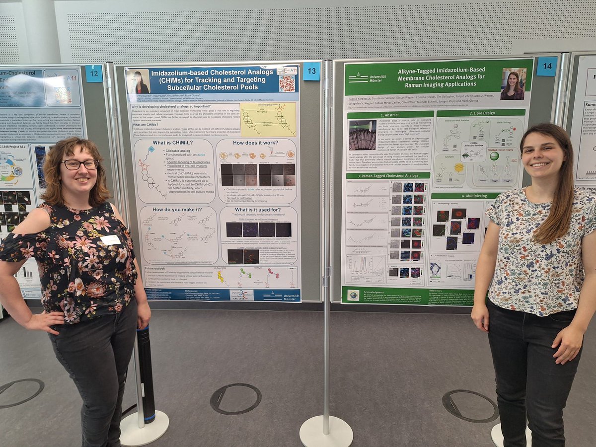Glorius Group (@gloriusgroup) on Twitter photo Nele and Sophie had a fantastic time at the <a href="/sfb1348/">@sfb1348.bsky.social</a> conference—full of inspiring talks, interactive poster sessions, and engaging conversations! 🧬🧪
Special congrats to Nele for receiving the poster prize! 👏🎉
#ScienceConference #Networking Nele and Sophie had a fantastic time at the <a href="/sfb1348/">@sfb1348.bsky.social</a> conference—full of inspiring talks, interactive poster sessions, and engaging conversations! 🧬🧪
Special congrats to Nele for receiving the poster prize! 👏🎉
#ScienceConference #Networking