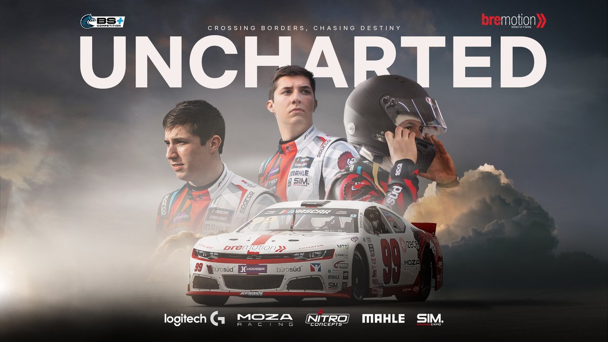 🚨 UNCHARTED is live! 🚨

Garrett Lowe x BS+COMPETITION x Bremotion take on Europe in the NASCAR Euro Series 🇪🇺🦓

New countries, new rivals, same dream: NASCAR USA 🇺🇸 Raw. Real. Unmissable.

🎥 Watch Ep.1 now → youtu.be/d-t6sbT-k1w?si…