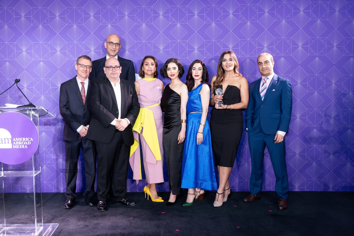America_Abroad's tweet photo. Heartfelt thank you to our honorees, presenters and MC to make AAM's 12th Annual @ZiadDoueiri  @franceintheus @DaveMcCormickPA @jrezaian @YeganehSalehi @Aaron_Lobel @JacquiHeinrich https://t.co/zn8b49k8Ex