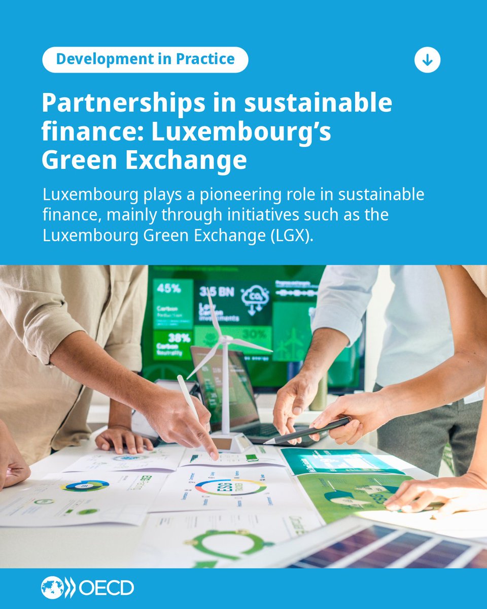 Luxembourg supports sustainable finance in partner countries through initiatives like the Luxembourg Green Exchange (LGX). The LGX is dedicated to green bond issuance &amp; capacity building to foster the establishment of capital markets, with sustainability objectives.

Read more ⤵️