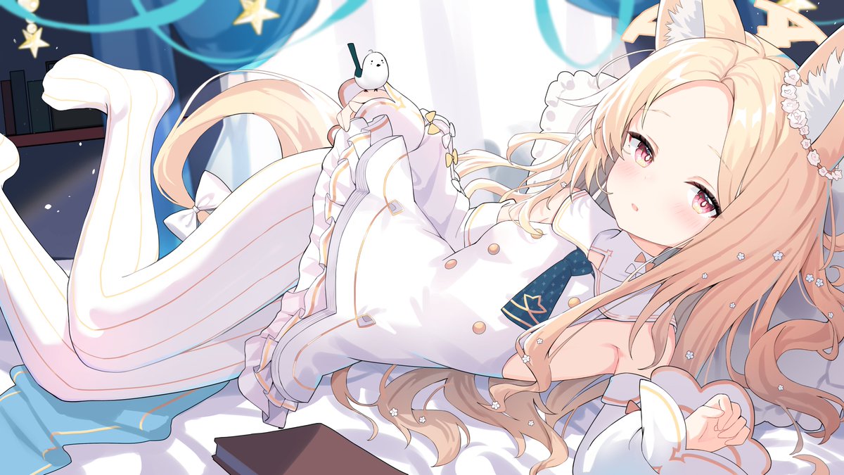 写毕业论文花了好些时间，终于抽空画完了这张圣娅
#百合園セイア
#ブルアカ