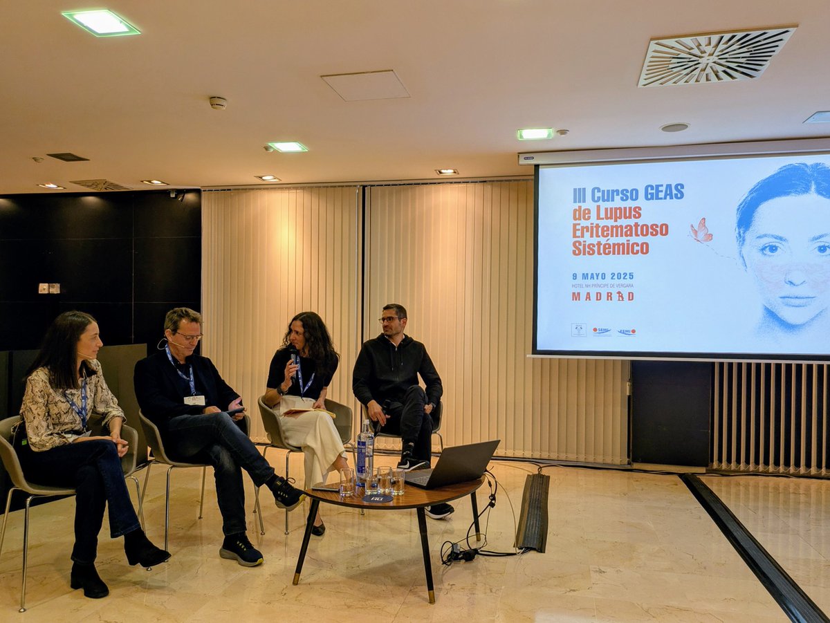 Andrés González (@drglezgarcia) on Twitter photo En el III curso GEAS de #Lupus
Hablando de embarazo y #LES
<a href="/gtgeassemi/">GT GEAS-SEMI</a> <a href="/Sociedad_SEMI/">Sociedad Española de Medicina Interna (SEMI)</a> En el III curso GEAS de #Lupus
Hablando de embarazo y #LES
<a href="/gtgeassemi/">GT GEAS-SEMI</a> <a href="/Sociedad_SEMI/">Sociedad Española de Medicina Interna (SEMI)</a>